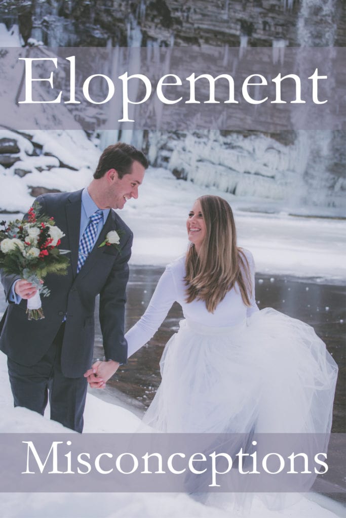 Elopement misconceptions add to pinterest.